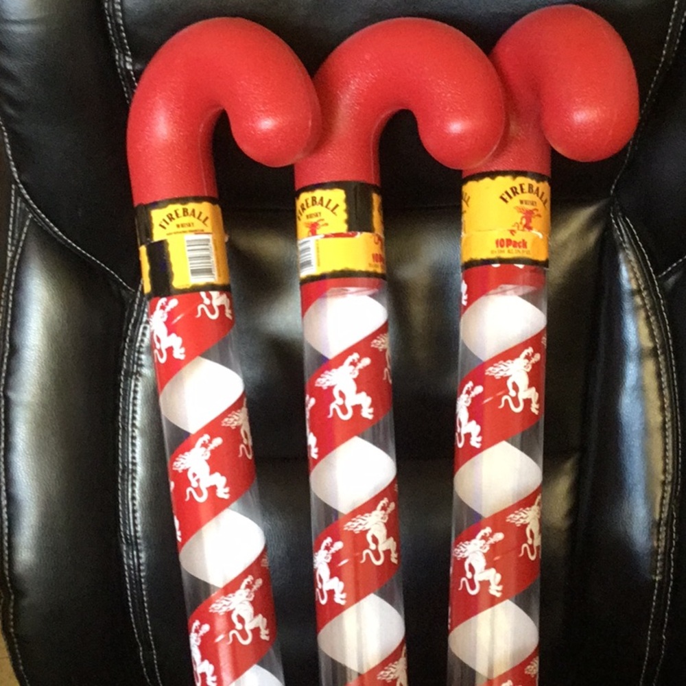 3 FireBall Candy Cane